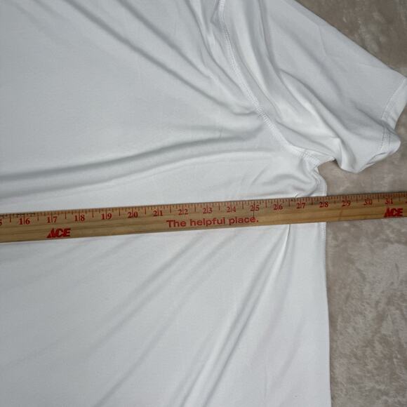 NWT Polo Ralph Lauren Performance White Crewneck T-Shirt Pony Men's Size 2XB - Picture 7 of 8